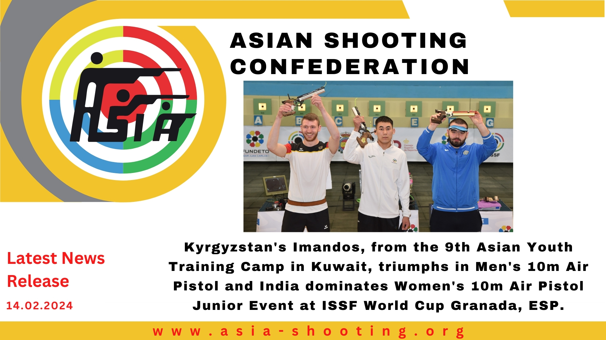 Kyrgyzstan S Imandos From The 9th Asian Youth Training Camp In Kuwait