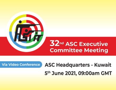 32nd ASC Executive Committee Meeting Via Video Conference will be held on 5th June 2021.