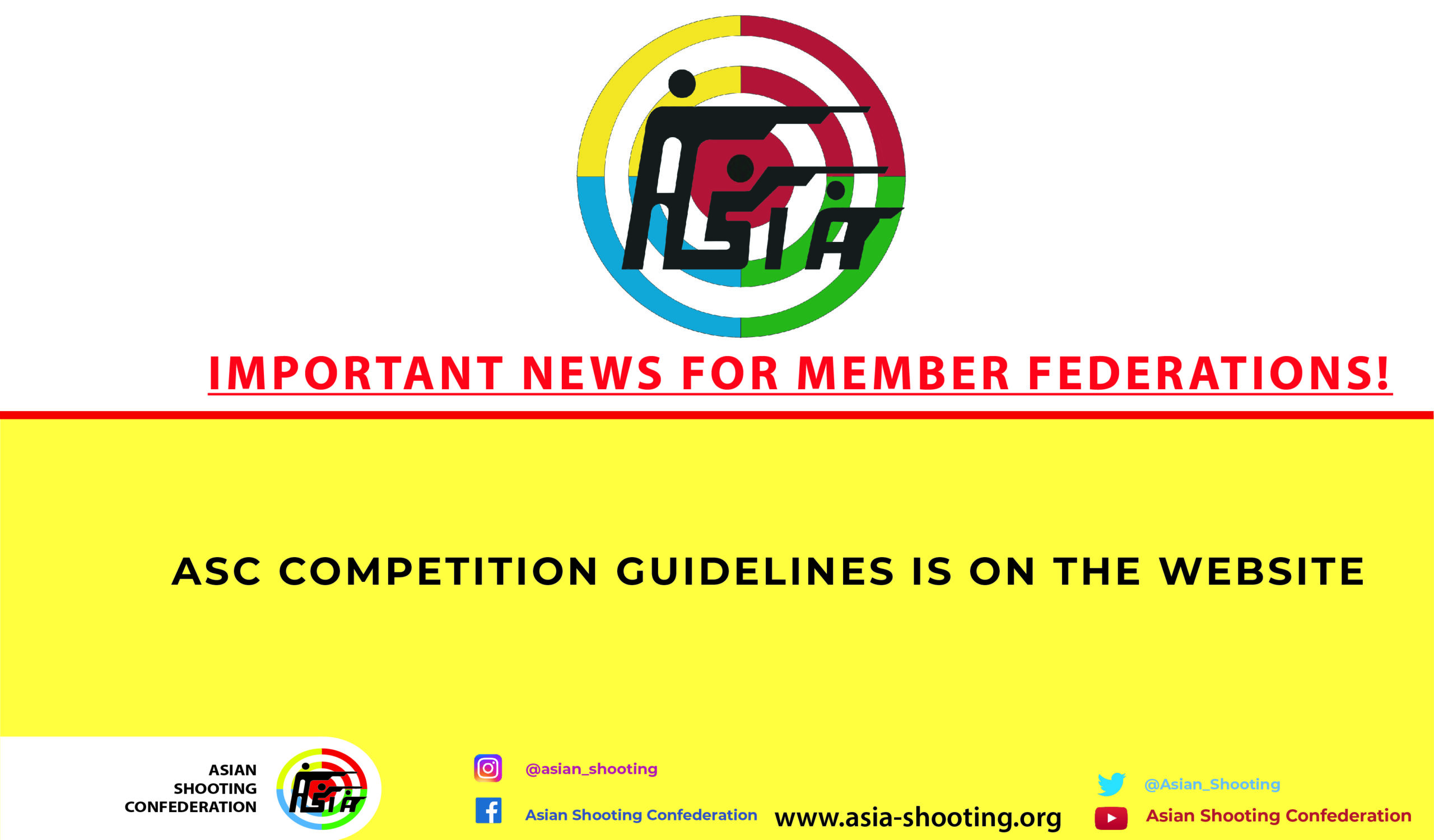 ASC COMPETITION GUIDELINES Asian Shooting Confederation