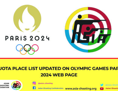 QUOTA PLACE LIST UPDATED ON OLYMPIC GAMES PARIS 2024 WEB PAGE