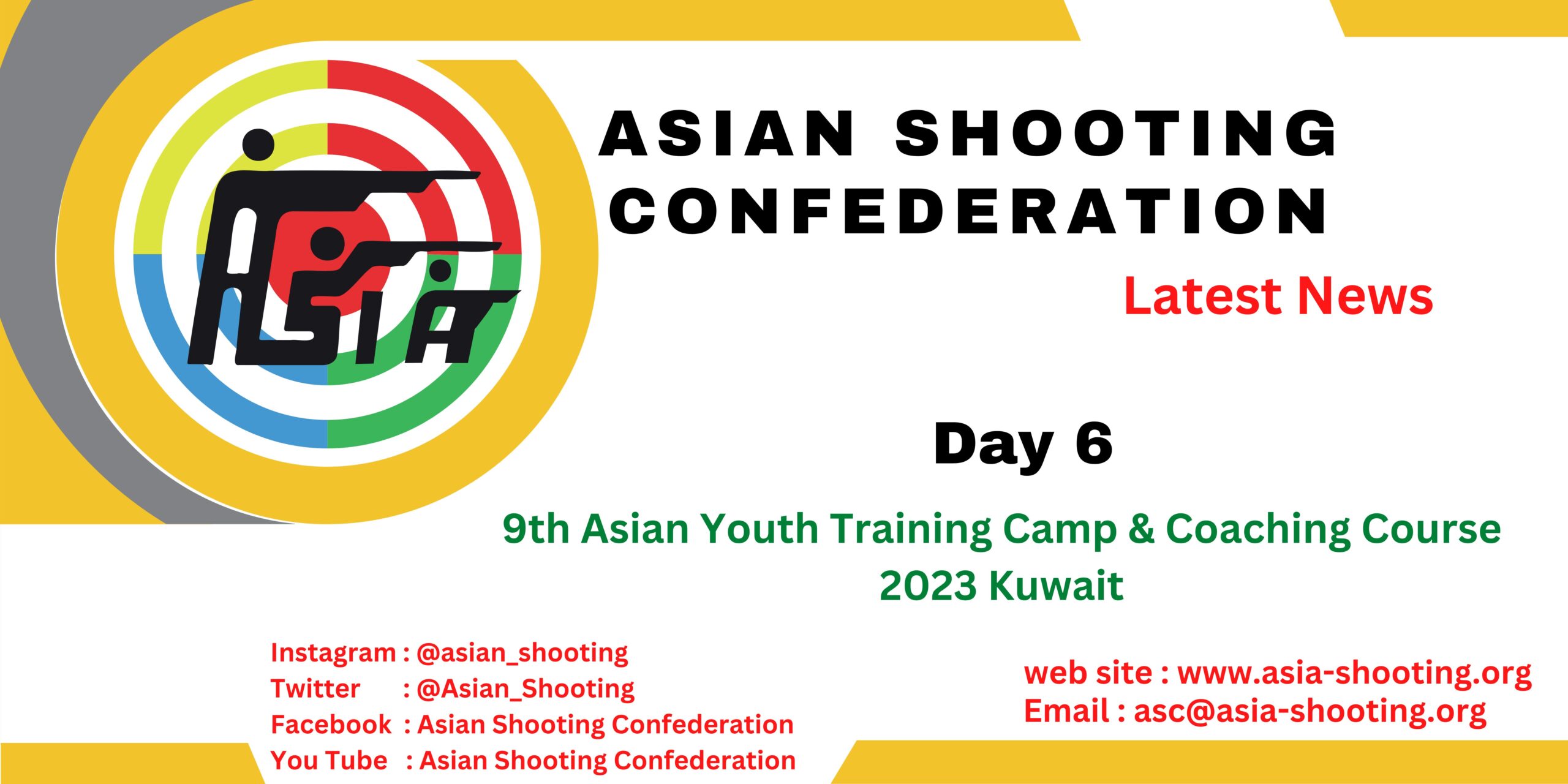 Day 6 , 9th Asian Youth Training Camp & Coaching Course Trap/Pistol - 2023 Kuwait