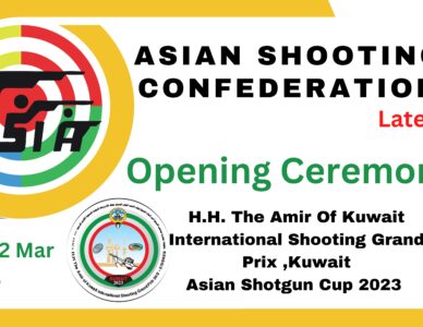 Opening Ceremony of H.H Amir of Kuwait International Shooting Grand Prix, Kuwait & Asian Shotgun Cup 20 Feb - 02 Mar 2023, Kuwait.