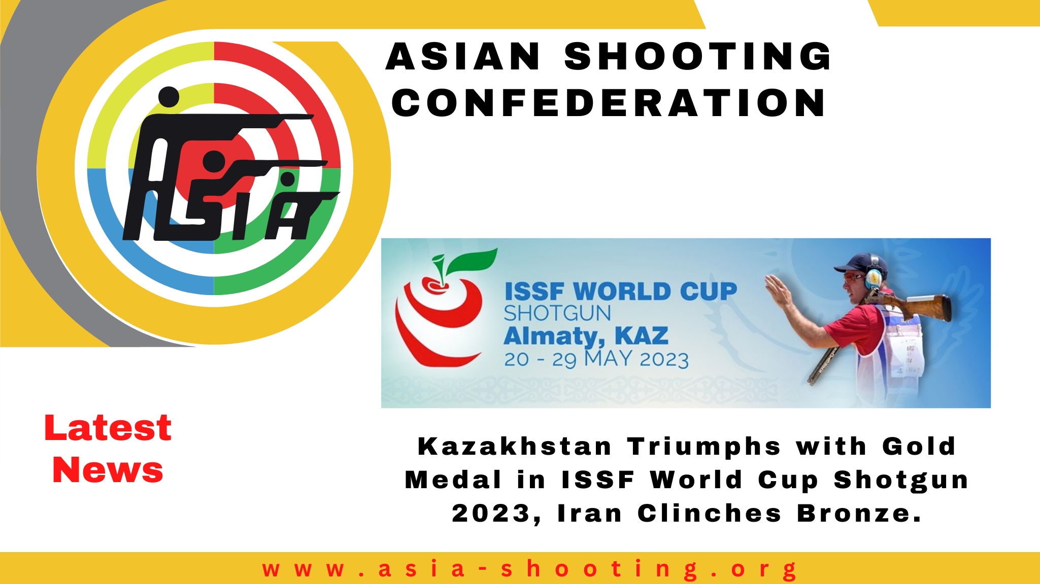 Kazakhstan Triumphs with Gold Medal in ISSF World Cup Shotgun 2023