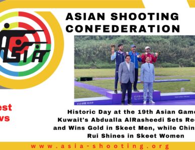 Historic Day at the 19th Asian Games: Kuwait's Abdualla AlRasheedi Sets Records and Wins Gold in Skeet Men, while China's Liu Rui Shines in Skeet Women.