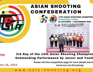 3rd Day of the 15th Asian Shooting Championship with Outstanding Performance by Junior and Youth Athletes