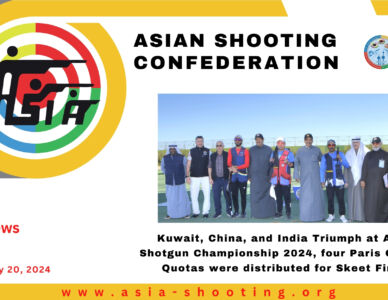 Kuwait, China, and India Triumph at Asian Shotgun Championship 2024, four Paris Olympic Quotas were distributed for Skeet Finals