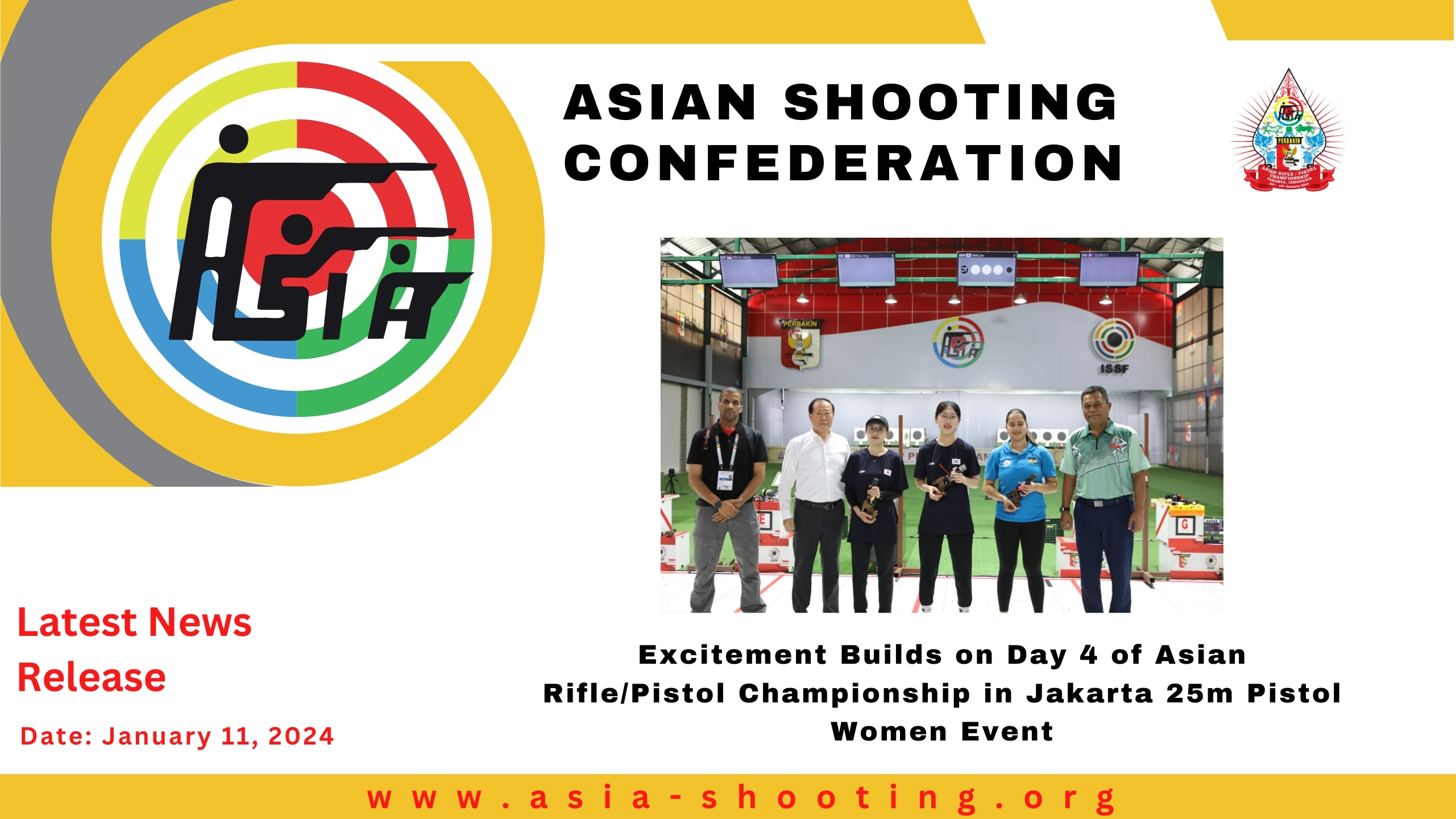 Excitement Builds on Day 4 of Asian Rifle/Pistol Championship in ...