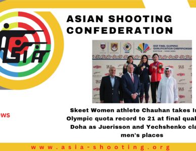 Skeet Women athlete Chauhan takes India's Olympic quota record to 21 at final qualifier in Doha as Juerisson and Yechshenko claimed men's places