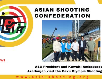 ASC President and Kuwaiti Ambassador to Azerbaijan visit the Baku Olympic Shooting Range.