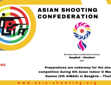 Preparations are underway for the shooting competition during 6th Asian Indoor & Martial Arts Games (6th AIMAG) in Bangkok – Thailand.