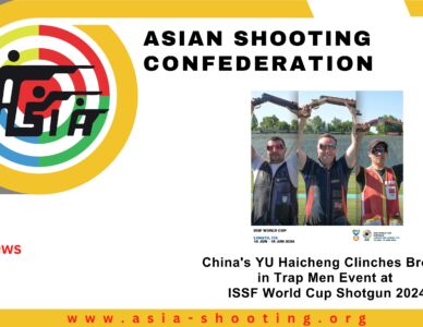 China's YU Haicheng Clinches Bronze in Trap Men Event at ISSF World Cup Shotgun 2024