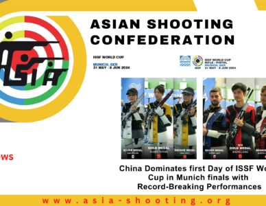 China Dominates first Day of ISSF World Cup in Munich finals with Record-Breaking Performances