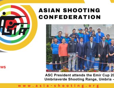 ASC President attends the Emir Cup 2024 in Umbriaverde Shooting Range, Umbria - Italy.