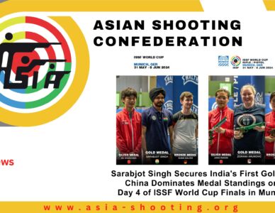 Sarabjot Singh Secures India's First Gold, as China Dominates Medal Standings on Day 4 of ISSF World Cup Finals in Munich