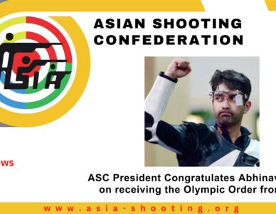 ASC President Congratulates Abhinav Bindra on receiving the Olympic Order from IOC