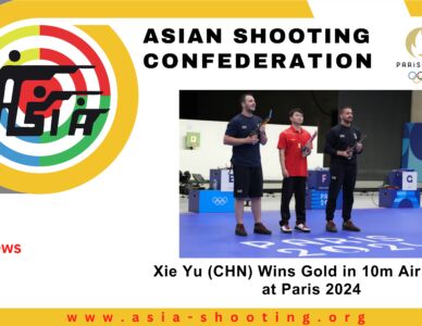 Xie Yu (CHN) Wins Gold in 10m Air Pistol at Paris 2024