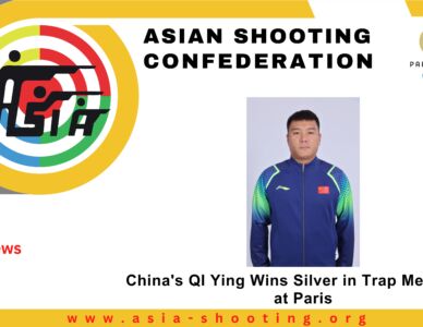 China's QI Ying Wins Silver in Trap Men Final at Paris