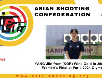 YANG Jiin from (KOR) Wins Gold in 25m Pistol Women's Final at Paris 2024 Olympics