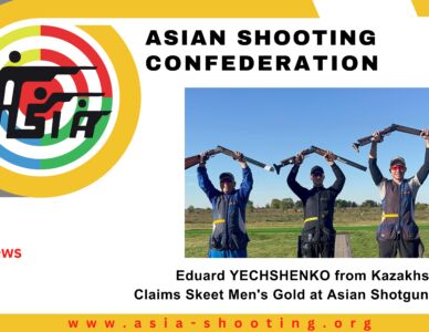 Eduard YECHSHENKO from Kazakhstan Claims Skeet Men's Gold at Asian Shotgun Cup 2024