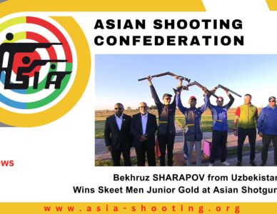 Bekhruz SHARAPOV from Uzbekistan Wins Skeet Men Junior Gold at Asian Shotgun Cup 2024