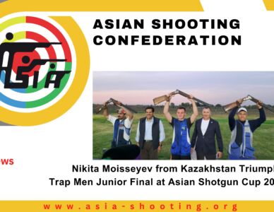 Nikita Moisseyev from Kazakhstan Triumphs in Trap Men Junior Final at Asian Shotgun Cup 2024 Almaty