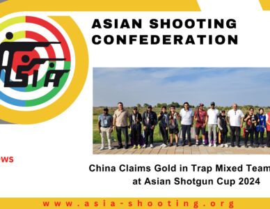 China Claims Gold in Trap Mixed Team Event at Asian Shotgun Cup 2024