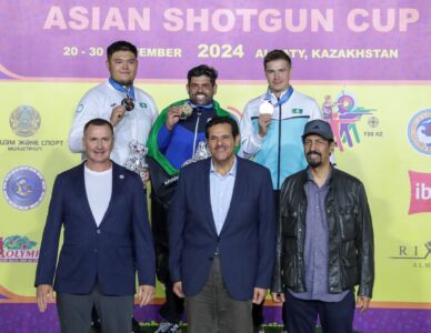 Awarding Ceremony of Trap - Asian Shotgun Cup 2024 Almaty, Kazakhstan