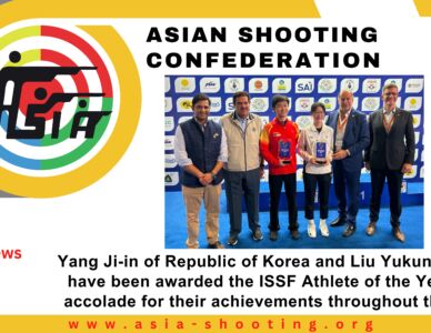 Yang Ji-in of Republic of Korea and Liu Yukun of China have been awarded the ISSF Athlete of the Year 2024 accolade for their achievements throughout the year.