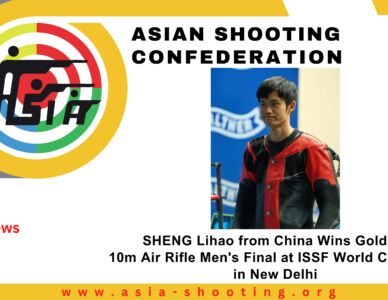 SHENG Lihao from China Wins Gold in 10m Air Rifle Men's Final at ISSF World Cup Final in New Delhi